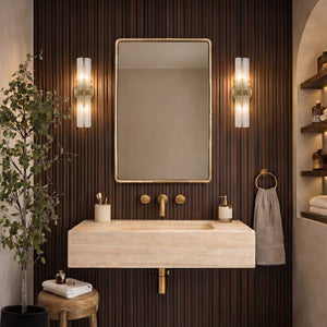 Uttermost Burton Cast Aluminum Antique Brass Wall Mirror for Patio or Entryway