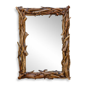Uttermost Uttermost Salvaged Teak Root Wall Mirror Organic Sculptural Frame Rustic Accent 08364