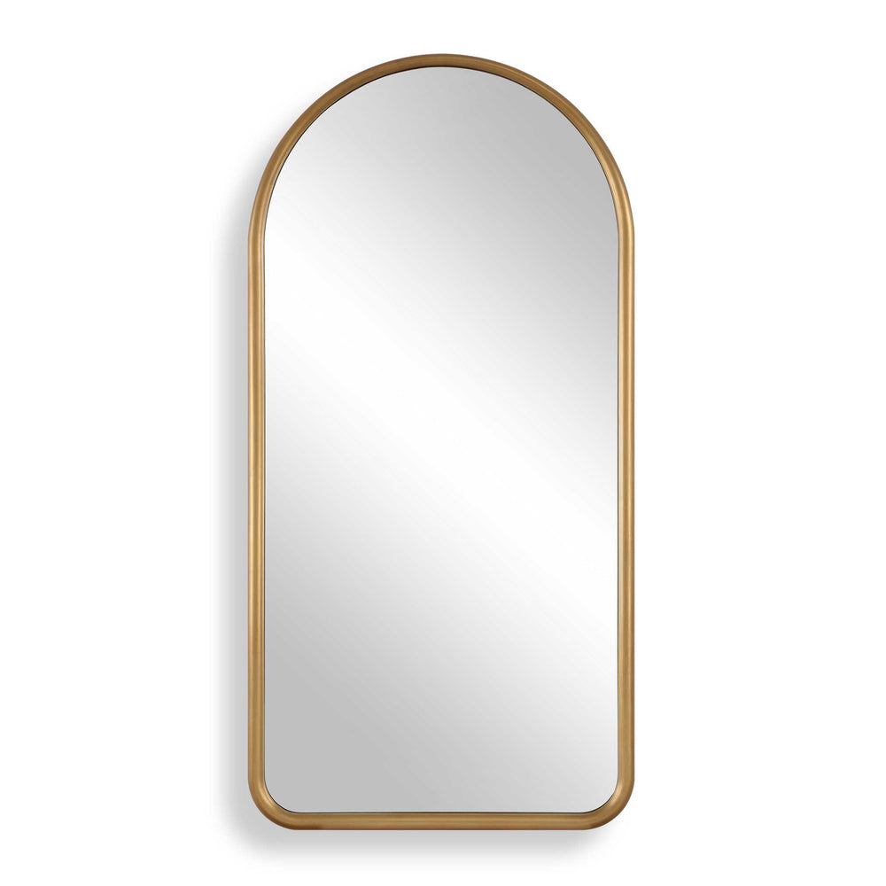 Uttermost Uttermost Marvell Antique Gold Arch Floor Mirror Elegant Entryway Statement Piece 08367