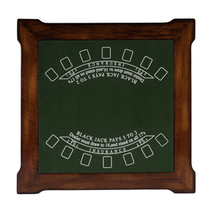 Butler Specialty Vincent Stylish Multi-game Card Table With Reversible Top For Chess, Checkers, And Blackjack Play Medium Brown Poplar Wood,Mdf,Cherry,Maple And Walnut Veneers 837011-butler