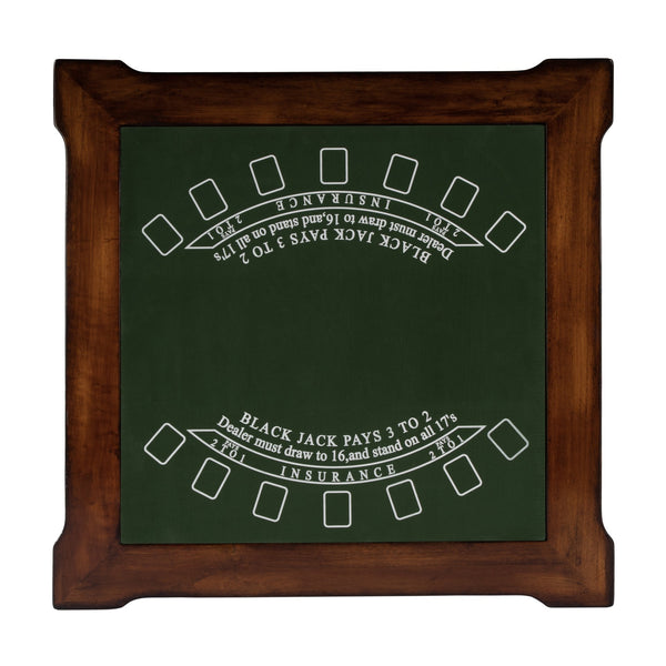 Butler Specialty Vincent Stylish Multi-game Card Table With Reversible Top For Chess, Checkers, And Blackjack Play Medium Brown Poplar Wood,Mdf,Cherry,Maple And Walnut Veneers 837011-butler