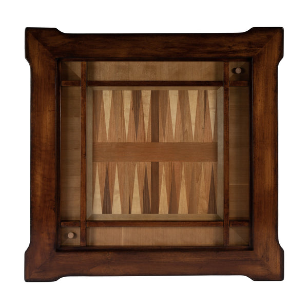 Butler Specialty Vincent Stylish Multi-game Card Table With Reversible Top For Chess, Checkers, And Blackjack Play Medium Brown Poplar Wood,Mdf,Cherry,Maple And Walnut Veneers 837011-butler
