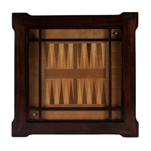 Butler Specialty Vincent Stylish Multi-game Card Table With Reversible Top For Chess, Checkers, And Blackjack Play Dark Brown Poplar Wood,Mdf,Cherry,Maple And Walnut Veneers 837024-butler