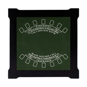 Butler Specialty Vincent Stylish Multi-game Card Table With Reversible Top For Chess, Checkers, And Blackjack Play Black Poplar Wood,Mdf,Cherry,Maple And Walnut Veneers 837111-butler