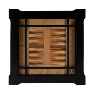 Butler Specialty Vincent Stylish Multi-game Card Table With Reversible Top For Chess, Checkers, And Blackjack Play Black Poplar Wood,Mdf,Cherry,Maple And Walnut Veneers 837111-butler