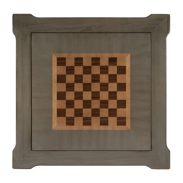 Butler Specialty Vincent Stylish Multi-game Card Table With Reversible Top For Chess, Checkers, And Blackjack Play Gray Rubberwood Solids,Cherry,Maple And Walnut Veneers,Mdf 837148-butler