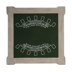 Butler Specialty Vincent Stylish Multi-game Card Table With Reversible Top For Chess, Checkers, And Blackjack Play Gray Poplar Wood,Mdf,Cherry,Maple And Walnut Veneers 837247-butler