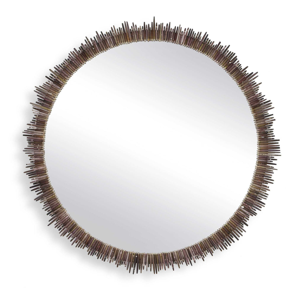 Uttermost Uttermost Sunburst Round Mirror with Natural Sea Urchin Spine Frame for Coastal Interiors 08373