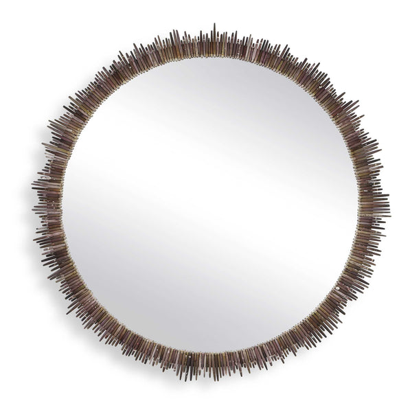 Uttermost Uttermost Sunburst Round Mirror with Natural Sea Urchin Spine Frame for Coastal Interiors 08373