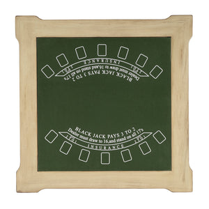 Butler Specialty Vincent Stylish Multi-game Card Table With Reversible Top For Chess, Checkers, And Blackjack Play Beige Poplar Wood,Mdf,Cherry,Maple And Walnut Veneers 837424-butler