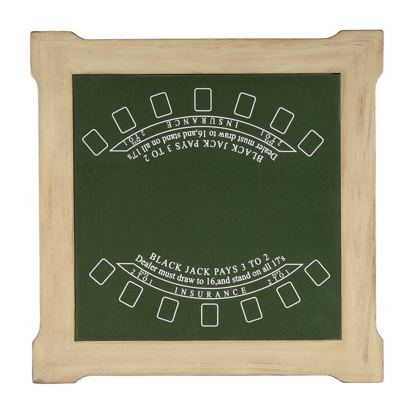 Butler Specialty Vincent Stylish Multi-game Card Table With Reversible Top For Chess, Checkers, And Blackjack Play Beige Poplar Wood,Mdf,Cherry,Maple And Walnut Veneers 837424-butler