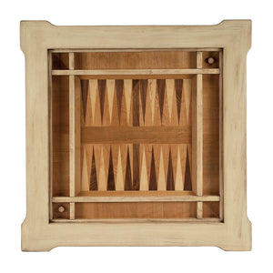 Butler Specialty Vincent Stylish Multi-game Card Table With Reversible Top For Chess, Checkers, And Blackjack Play Beige Poplar Wood,Mdf,Cherry,Maple And Walnut Veneers 837424-butler
