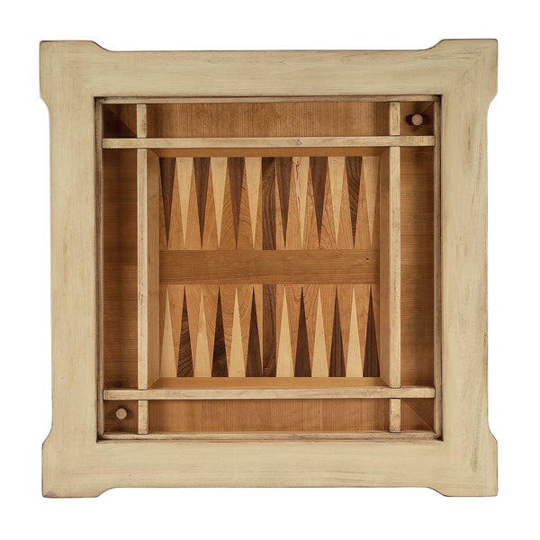 Butler Specialty Vincent Stylish Multi-game Card Table With Reversible Top For Chess, Checkers, And Blackjack Play Beige Poplar Wood,Mdf,Cherry,Maple And Walnut Veneers 837424-butler