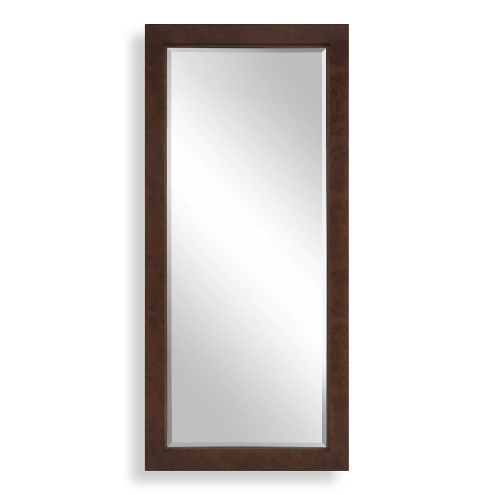 Uttermost Uttermost Durant Burl Veneer Full Length Mirror with Beveled Edge for Any Room 08374