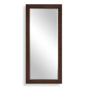 Uttermost Uttermost Durant Burl Veneer Full Length Mirror with Beveled Edge for Any Room 08374