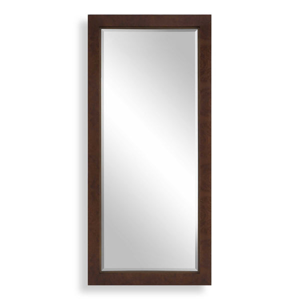 Uttermost Uttermost Durant Burl Veneer Full Length Mirror with Beveled Edge for Any Room 08374