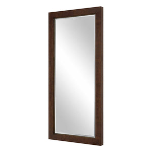 Uttermost Durant Burl Veneer Full Length Mirror with Beveled Edge for Any Room