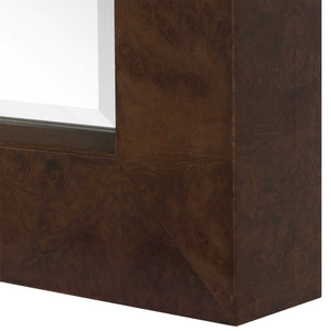 Uttermost Durant Burl Veneer Full Length Mirror with Beveled Edge for Any Room