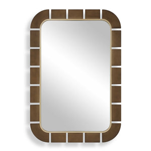 Uttermost Uttermost Segment Two-tone Wall Mirror with Antiqued Gold and Dark Bronze Frame 08378