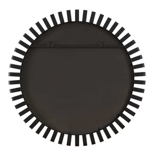 Uttermost Jael Sculptural Iron Band Round Mirror with Gold Rivet Accents