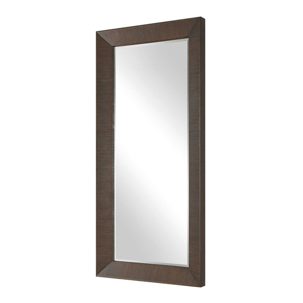 Uttermost Pearce Walnut Veneer Full Length Wall Mirror for Modern Living Spaces