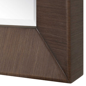 Uttermost Pearce Walnut Veneer Full Length Wall Mirror for Modern Living Spaces