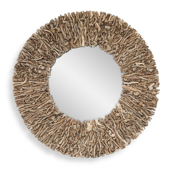 Uttermost Uttermost Rossetti Handcrafted Moringa Branch Round Wall Mirror Organic Sculptural 08387