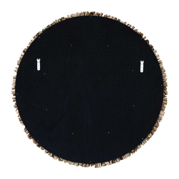Uttermost Rossetti Handcrafted Moringa Branch Round Wall Mirror Organic Sculptural