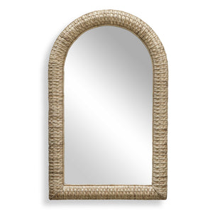 Uttermost Uttermost Woven Seagrass Arch Wall Mirror Coastal Boho Accent for Any Room 08389