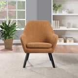 OSP Home Furnishings Della Mid-Century Chair Rust