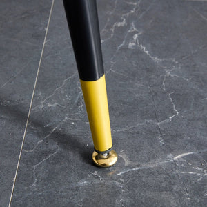 English Elm Table 5-Piece Dining Set: Luxurious Sintered Stone Top With 4 Ergonomic Warm Gray Pu Chairs For Comfort W1151S04205-GIGA