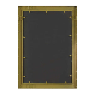 Uttermost Coralie Ceramic Tile Wall Mirror with Antique Gold Iron Frame for Any Room
