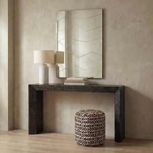 Uttermost Fracture Gold Segmented Wall Mirror with Sculptural Angled Panels