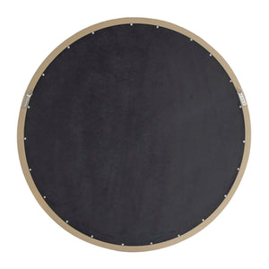 Uttermost Landry Natural Cerused Wood Round Mirror with Sculptural Twisted Frame