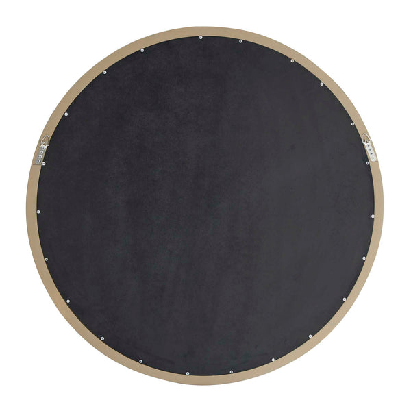 Uttermost Landry Natural Cerused Wood Round Mirror with Sculptural Twisted Frame