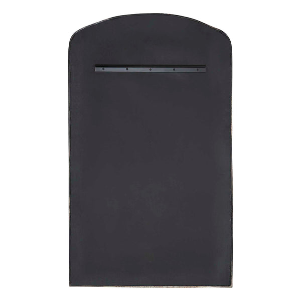 Uttermost Arched Wall Mirror Hammered Nickel Cast Aluminum Frame Entryway Accent
