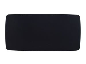 English Elm Eliora Black Finish Dining Table — Sleek Rubberwood & MDF Veneer Design, Fixed Top, 100lb Capacity B2726P315590