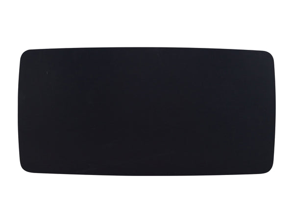 English Elm Eliora Black Finish Dining Table — Sleek Rubberwood & MDF Veneer Design, Fixed Top, 100lb Capacity B2726P315590