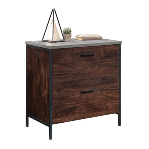 English Elm Lateral File - Dark Walnut Storage Solution With Modern Design For Home & Office Organization B356P354431