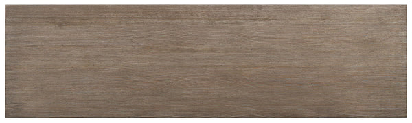 English Elm Transitional Counter Height 3pc Dining Set with USB Charging, Storage Shelves & Padded Seats Gray 53 L x 22 W x 12 H B2741P384392