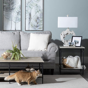 Crestview Collection Coastal Rowan Table Lamp - Driftwood-inspired Portable Lighting With Rustic Elegance & Charm   Cvavp1933b