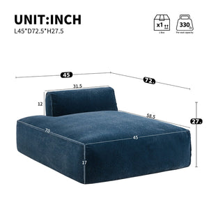 English Elm 72"Oversized 72" Oversized Modular Sofa Bed - No Assembly, Family-Friendly, Versatile Comfort In 3 Colors N723P272383C-GIGA