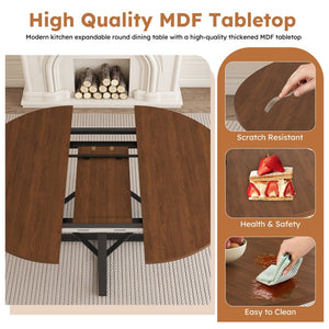 English Elm 59-inch Expandable Glass Top Dining Set Seats 8 with Upholstered Chairs X-base W2700S00112