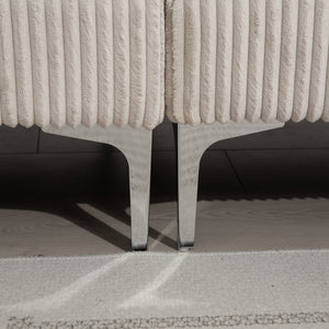 English Elm Convertible Sectional Sofa With Storage Ottoman, Cupholders & Usb Ports - Modern Comfort For Living Spaces W3098S00034