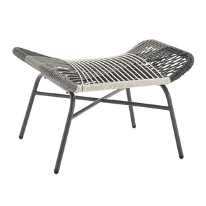 English Elm Ashland 5-Piece Outdoor Conversation Set with UV-Resistant Waterproof Fabric, Rustproof Steel Frame Cream B365P398240