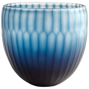 Tulip Bowl Blue 08633 Cyan Design