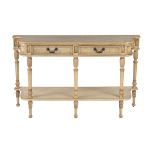 Merrion Rectangular Wood 2 Drawer Console Table 872424 Gray Butler Specialty