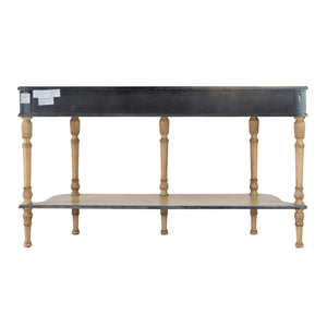 Merrion Rectangular Wood 2 Drawer Console Table 872424 Gray Butler Specialty