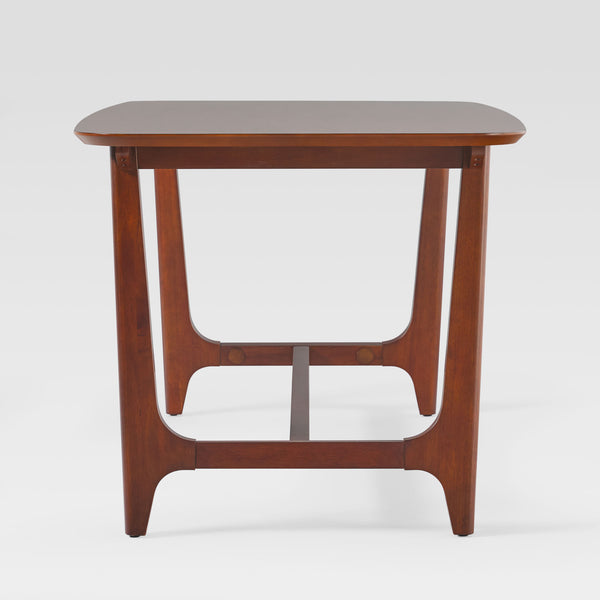 60" Mid-Century Dining Table w/ Trestle Base Walnut SAMD2DWTVS Walker Edison