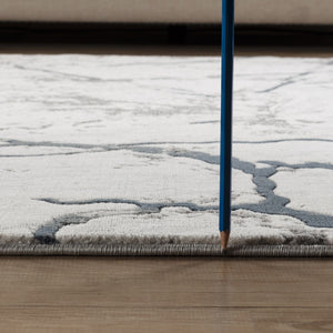 English Elm Geometrix Modern Gray Area Rug 5'3" X 7'3" - Soft, Stain-Resistant, Kid & Pet-Friendly Design B186P316826